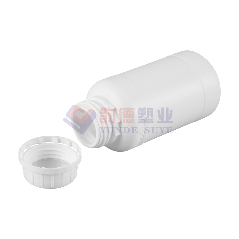 Thickened Medium Capacity High Barrier Fluorinated Round Bottle 300ml-01