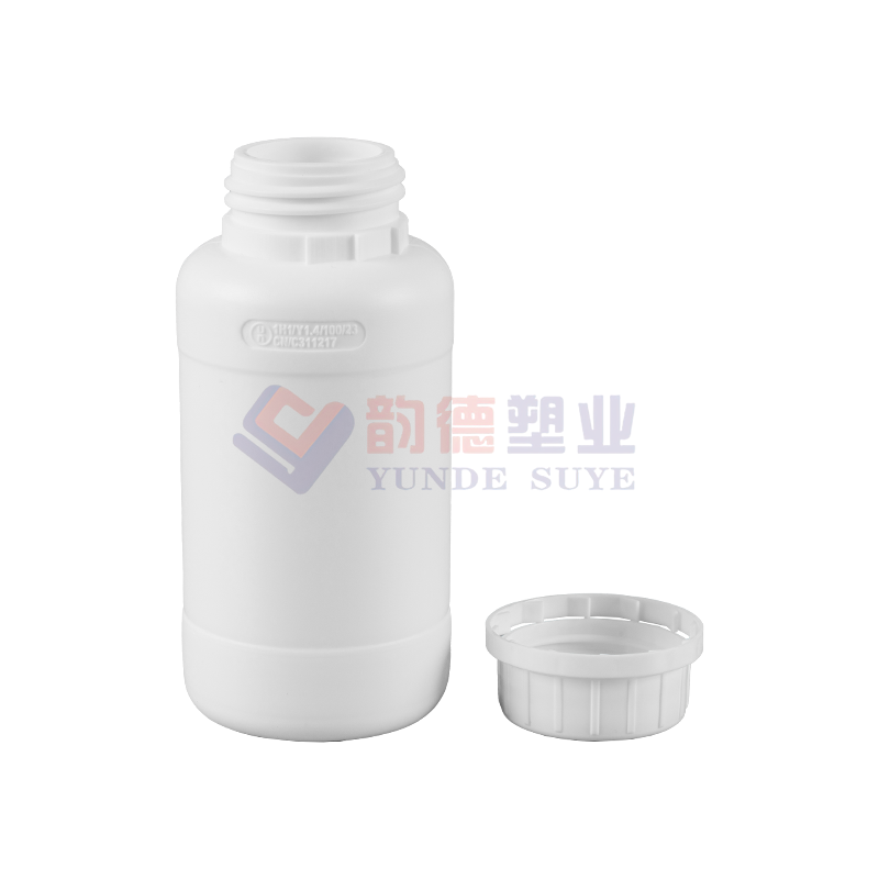 Thickened Medium Capacity High Barrier Fluorinated Round Bottle 300ml-01