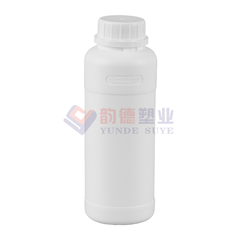 Thickened Plastic Pharmaceutical Fluoride Round Bottle 500ml-01