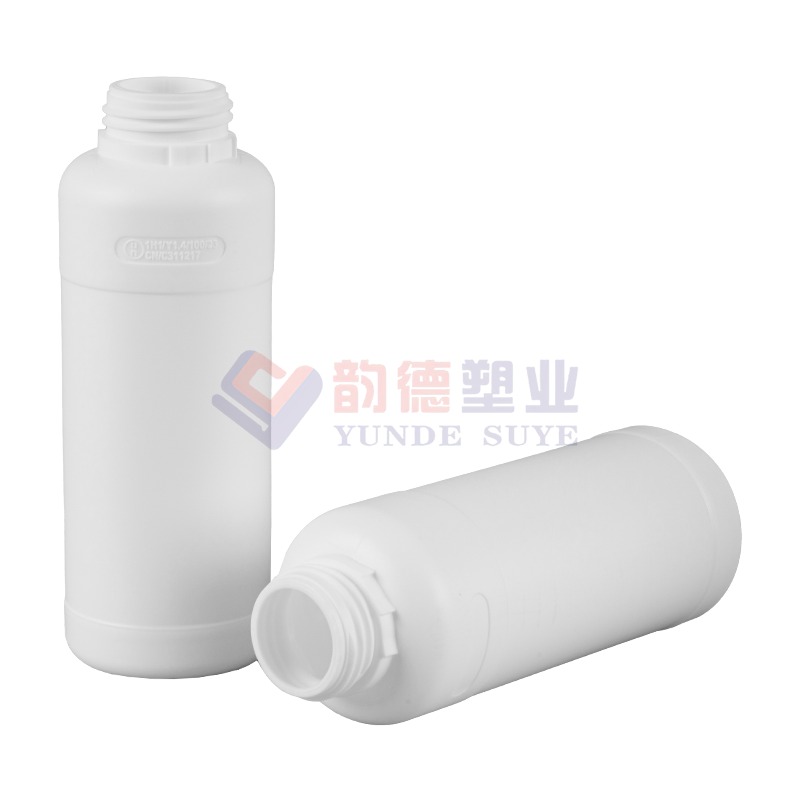 Thickened Plastic Pharmaceutical Fluoride Round Bottle 500ml-01