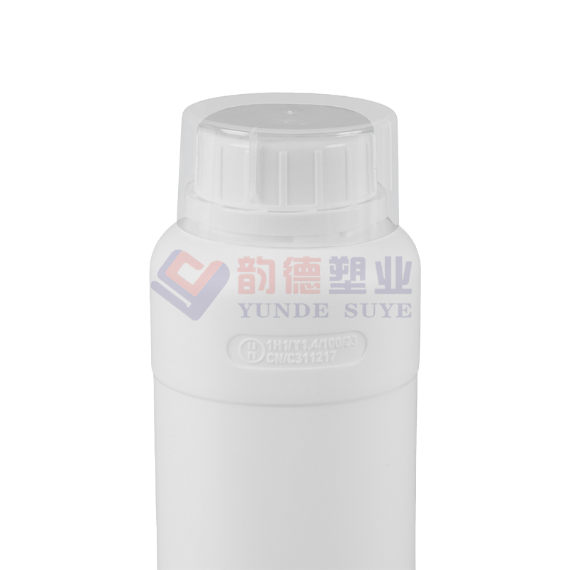 Thickened Medium Capacity High Barrier Fluorinated Round Bottle 300ml-01