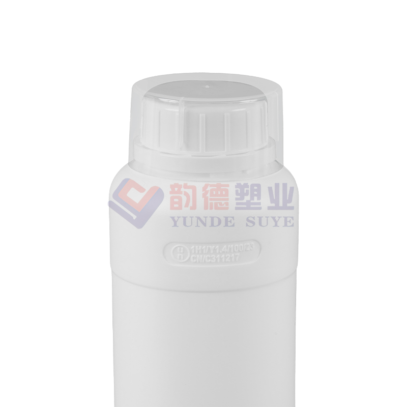 Thickened Plastic Pharmaceutical Fluoride Round Bottle 500ml-01