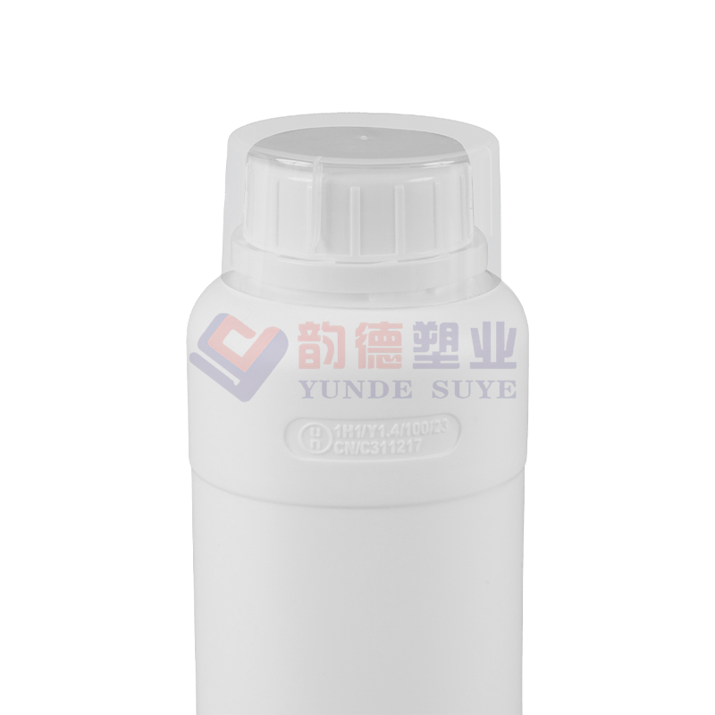 Environmentally Friendly Thickened Plastic Fluorinated Round Bottle 1L-03