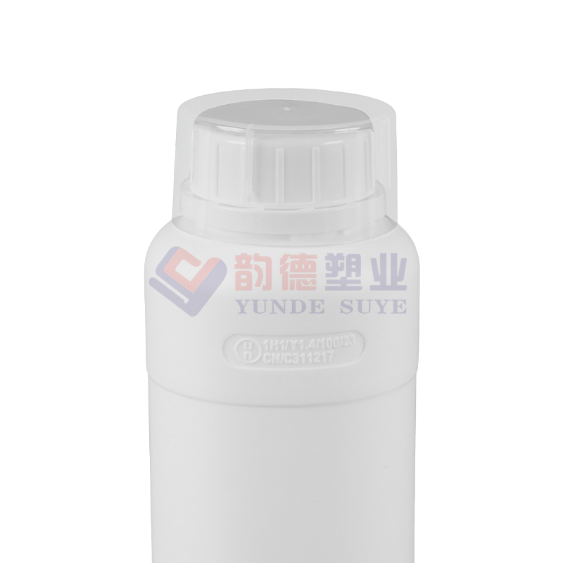 Thickened Pharmaceutical Grade Sealed Fluorinated Round Bottle 1L-04