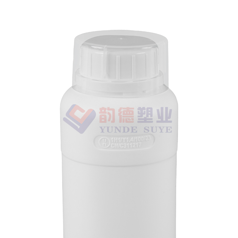 High Barrier and Anti-Penetration Thickened HDPE Round Bottle 1L-04