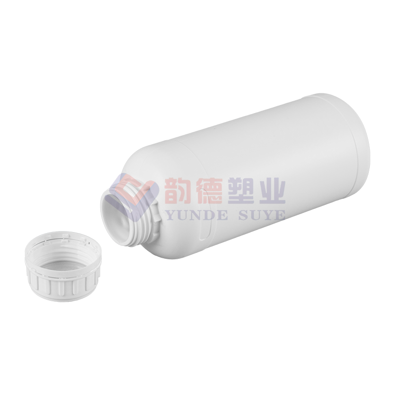 Environmentally Friendly Thickened Plastic Fluorinated Round Bottle 1L-03