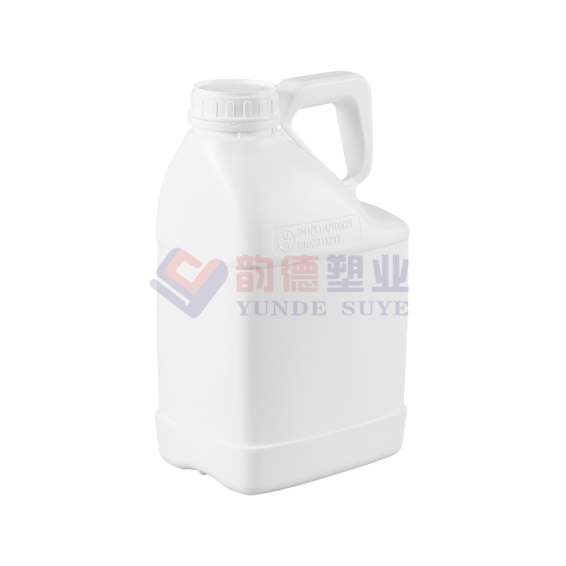 Pure White Plastic Fluorinated Square Barrel 5L-03