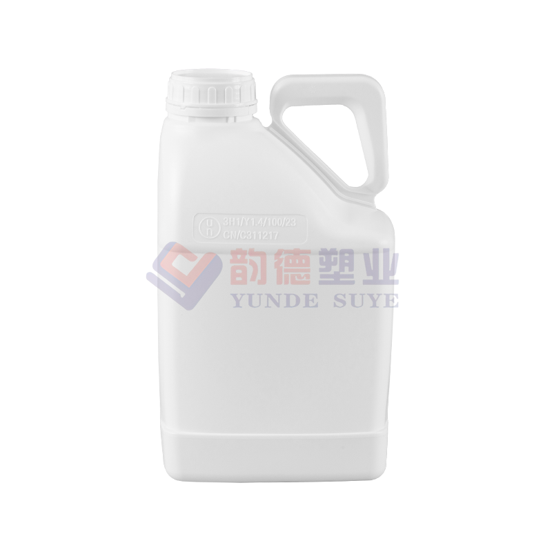 Pure White Plastic Fluorinated Square Barrel 5L-03