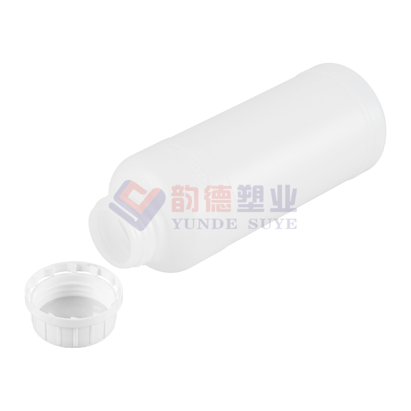 Thickened Hdpe Barrier Round Bottles for Food Packaging 500ml-01