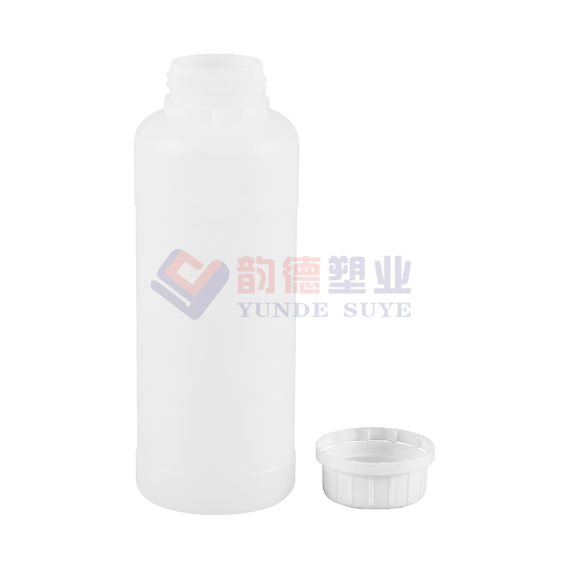 Thickened Hdpe Barrier Round Bottles for Food Packaging 500ml-01