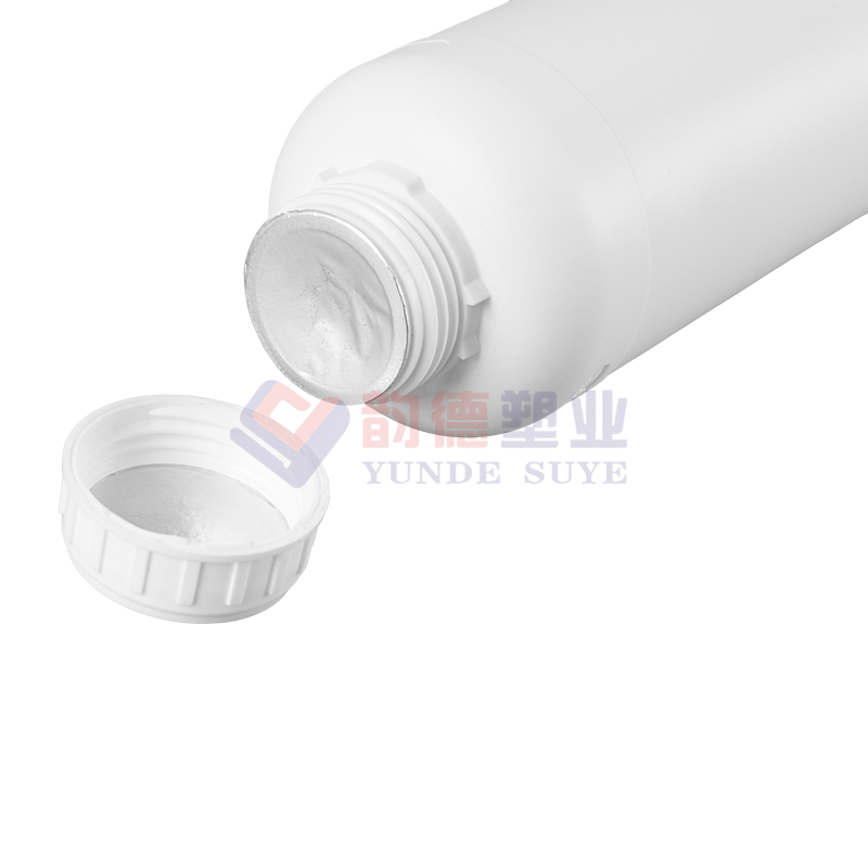 Thickened Pharmaceutical Grade Sealed Fluorinated Round Bottle 1L-04