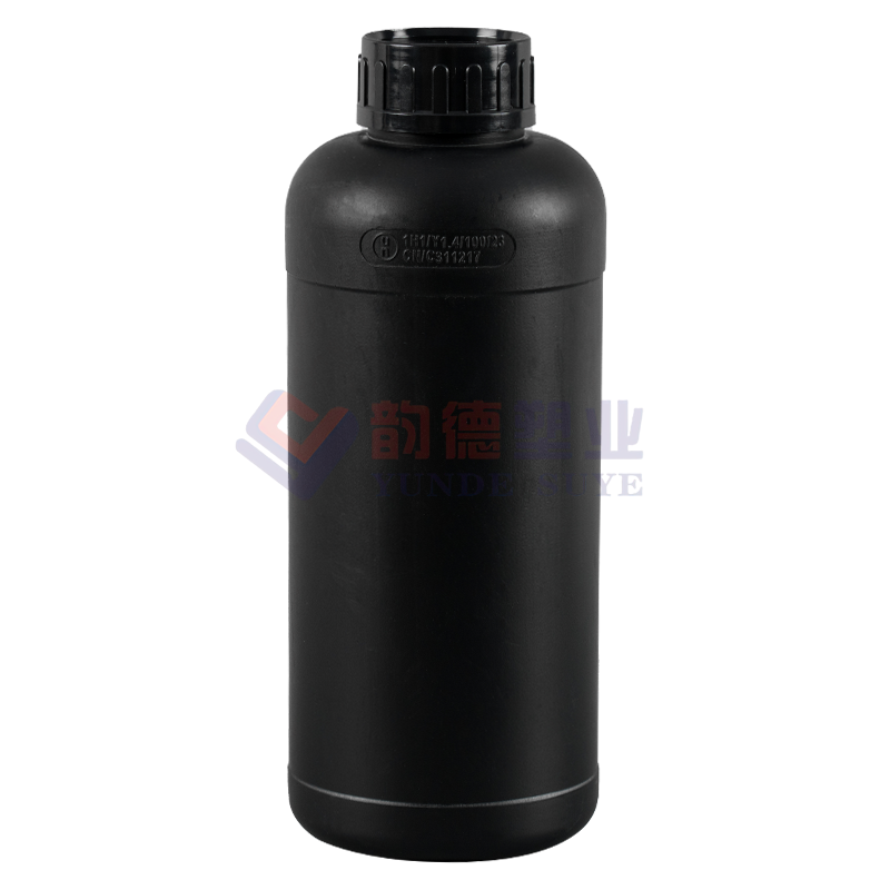 Stable Storage of HDPE Round Bottles 1L-02 (Thickened)