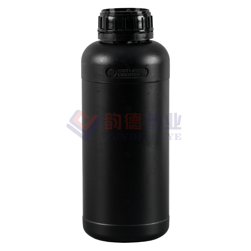 Safely Closed Chemical Thickened HDPE Round Bottles 1L-03