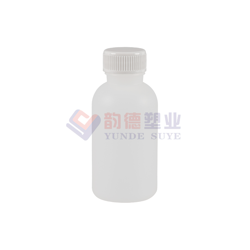 Chemical Thickened HDPE Round Bottle with PP Cap 100ml-01（A）