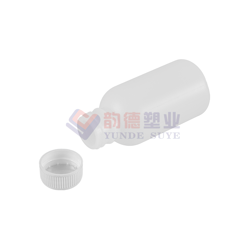 Chemical Thickened HDPE Round Bottle with PP Cap 100ml-01（A）