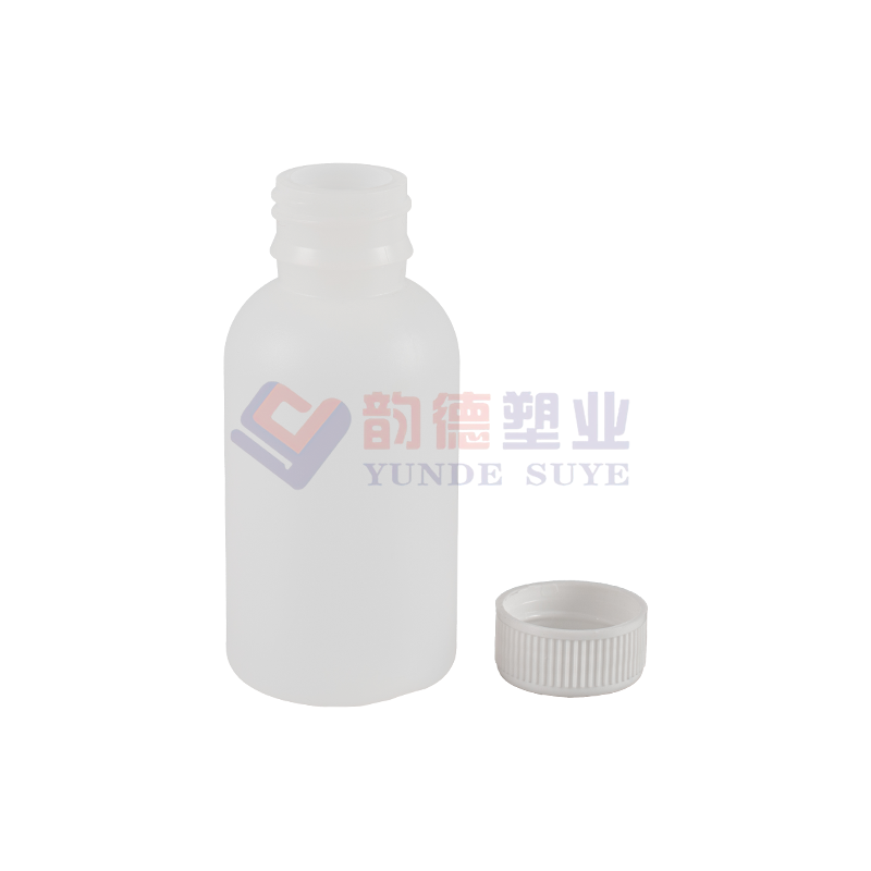 Chemical Thickened HDPE Round Bottle with PP Cap 100ml-01（A）