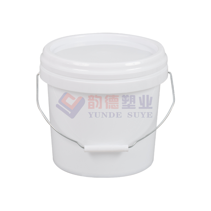 5L European Style Industrial PP Plastic Bucket with Cover