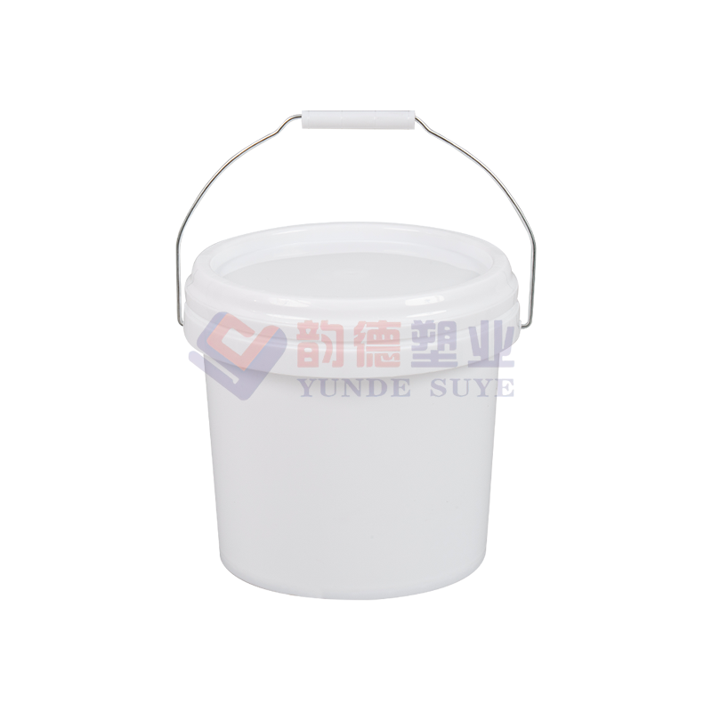 5L European Style Industrial PP Plastic Bucket with Cover