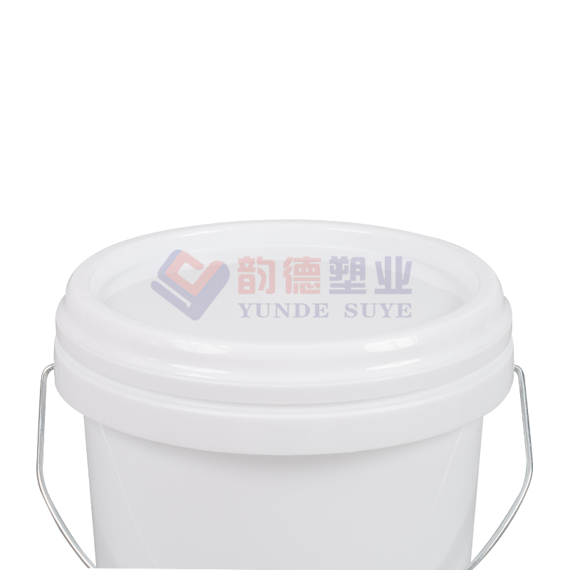 5L European Style Industrial PP Plastic Bucket with Cover