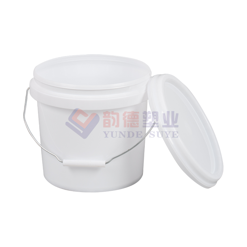 5L European Style Industrial PP Plastic Bucket with Cover