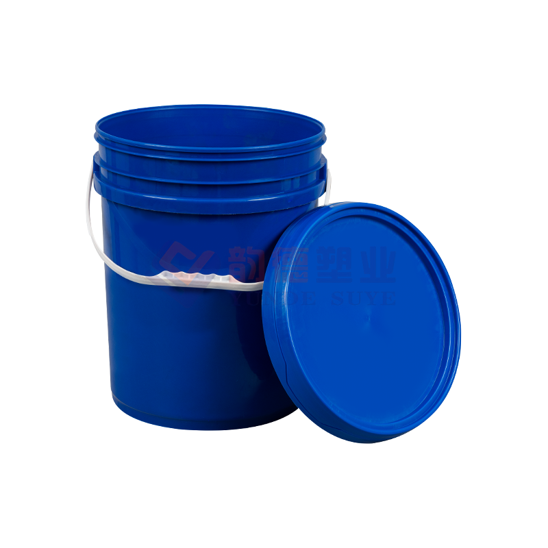 20L American Style Blue PP Plastic Pail with Lid and Mouth